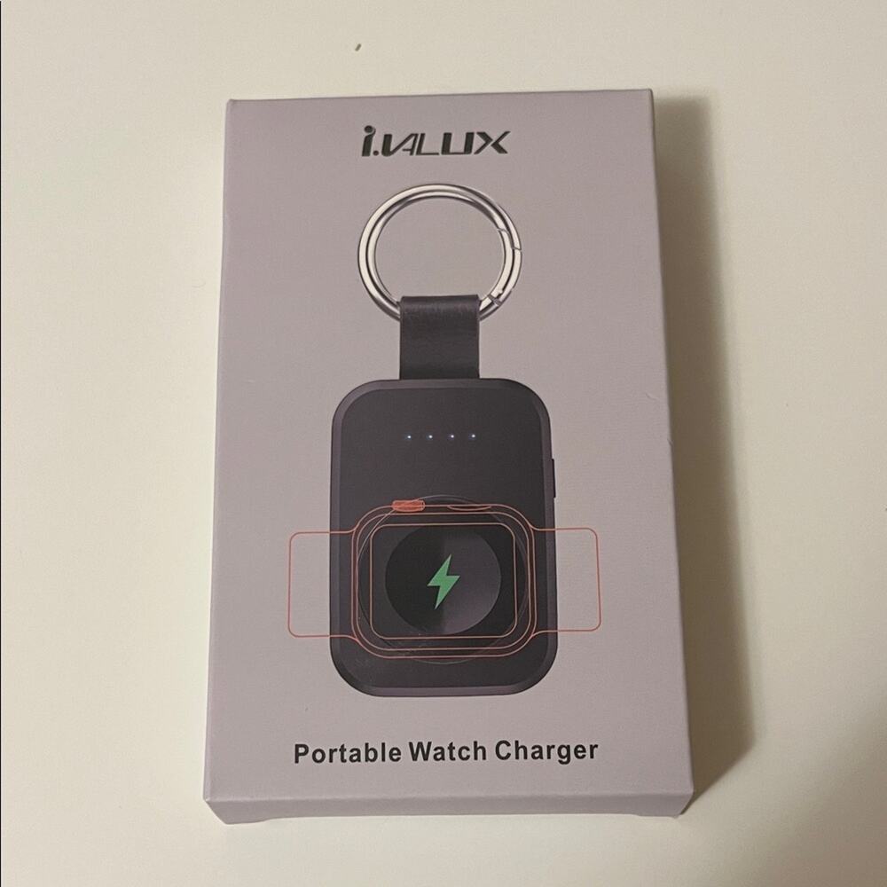 Black Portable Watch Charger
